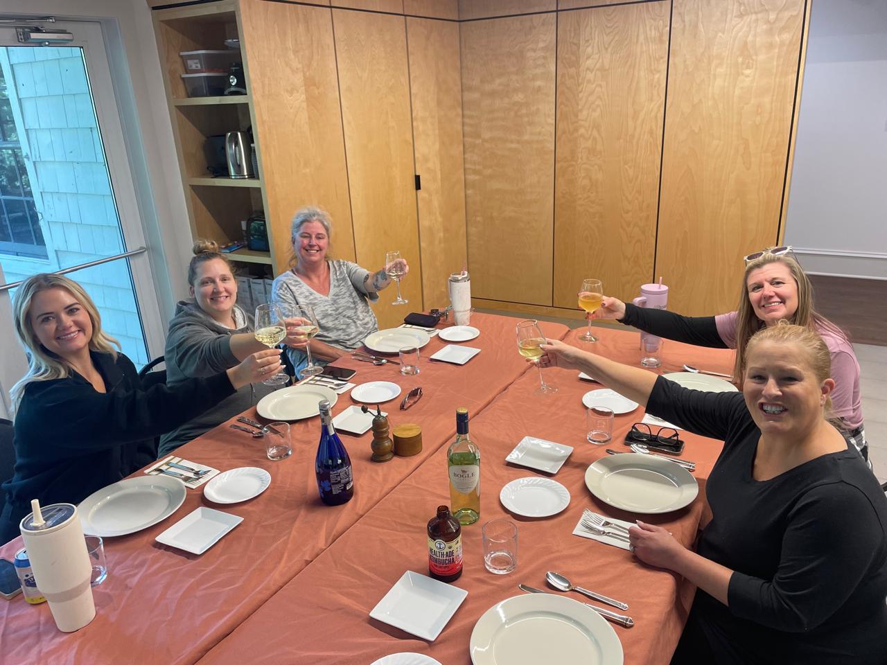 Dinner and celebration